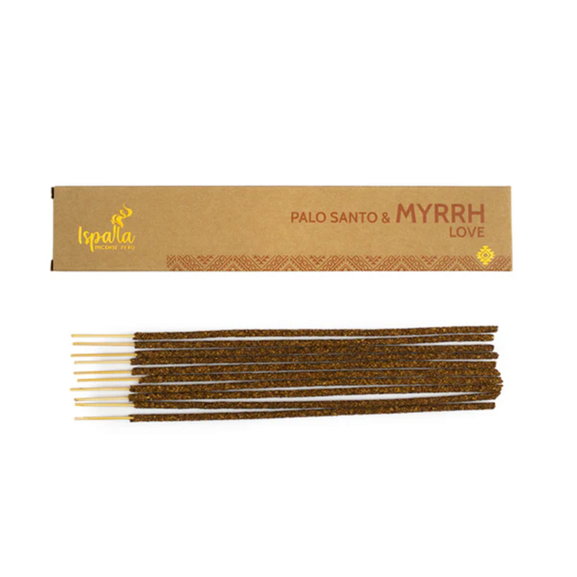 Isapalla Røkelse Palo Santo & Myrrh Love 10stk
