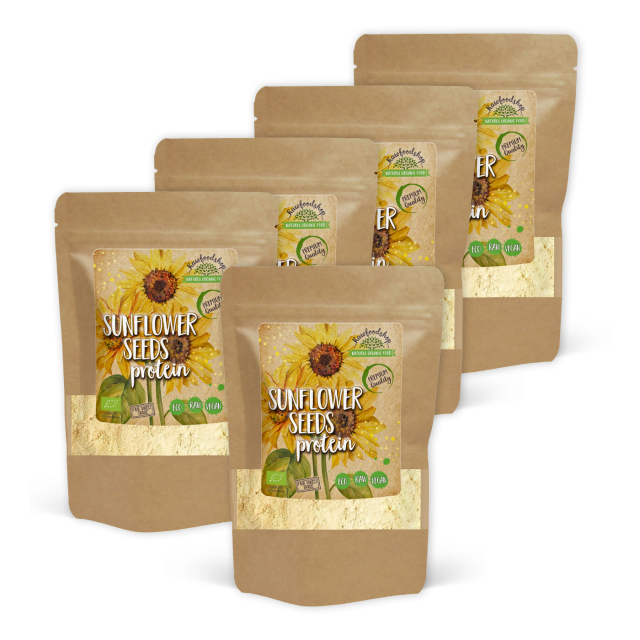Solrosfrø Protein ØKO 500g x 5 pakker