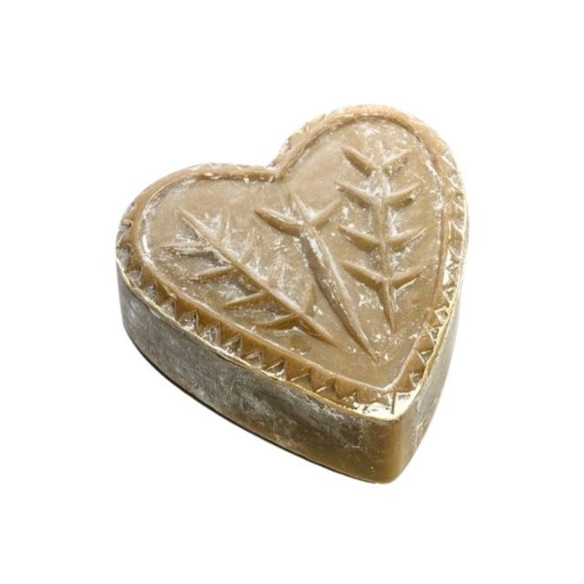 Aleppo-såpe Hjerte Roseduft 400 g