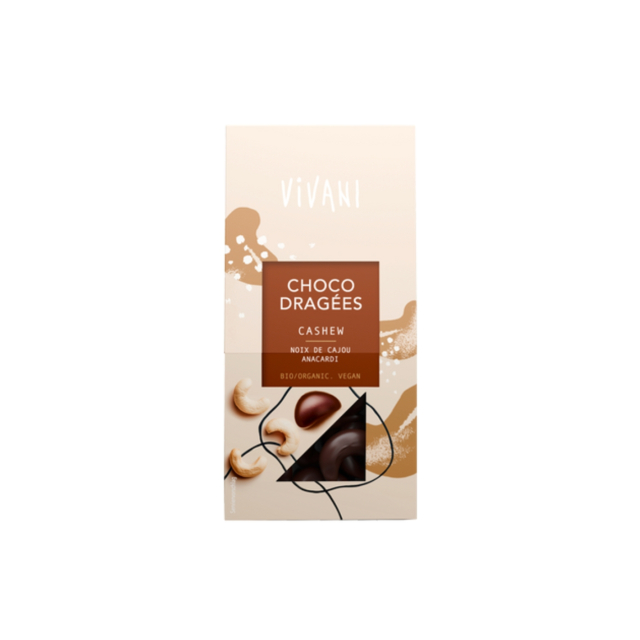 Cashewnøtter med Mørk Sjokolade ØKO 75g