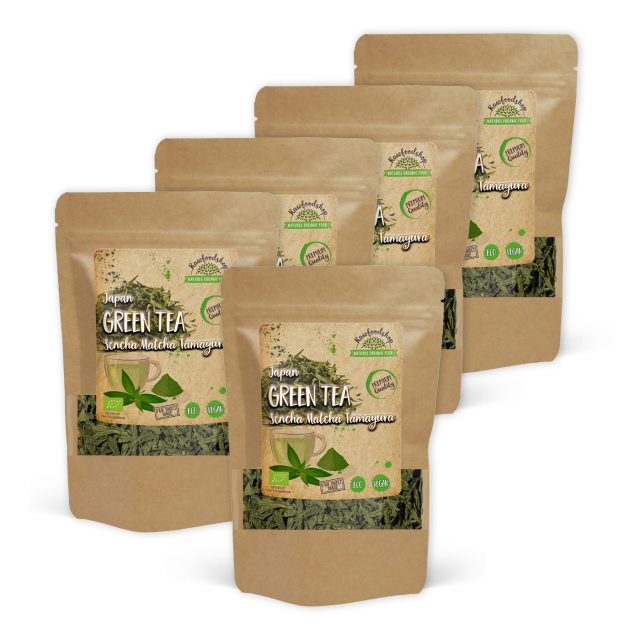 Grønn te, Sencha Match Tamayura ØKO 50g  x 5 pakker