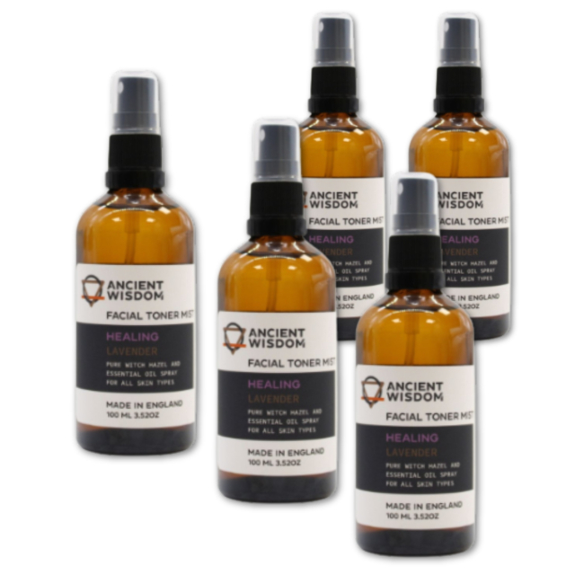 Face Mist Witch Hazel & Lavender 100ml x 5 stk