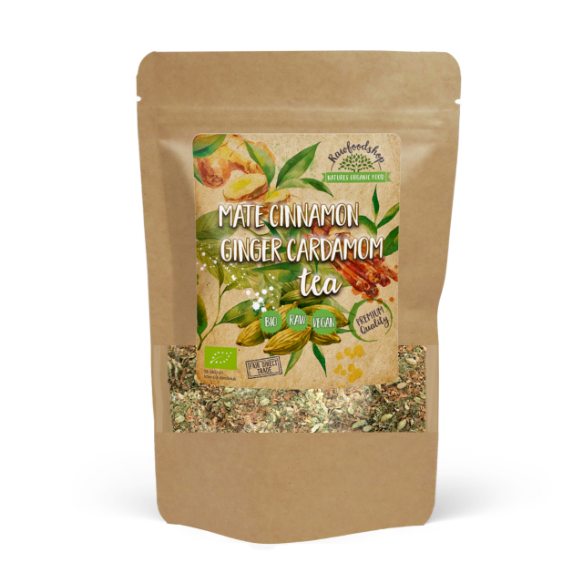 Kanel Ingefær Kardemomme Maté Te ØKO 70g