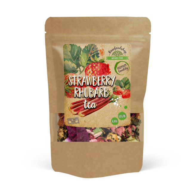 Jordbær- og Rabarbrate 100g