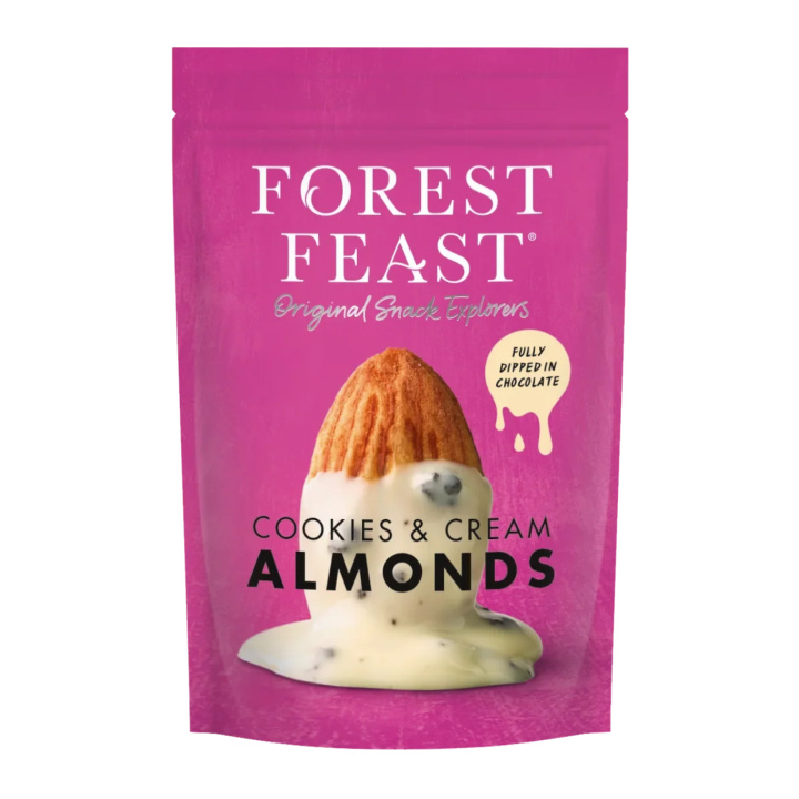 Mandler Cookies and Cream 120g i gruppen Råvarer & Drikke / Godteri og sjokolade / Snacks hos Rawfoodshop Scandinavia AB (05191)
