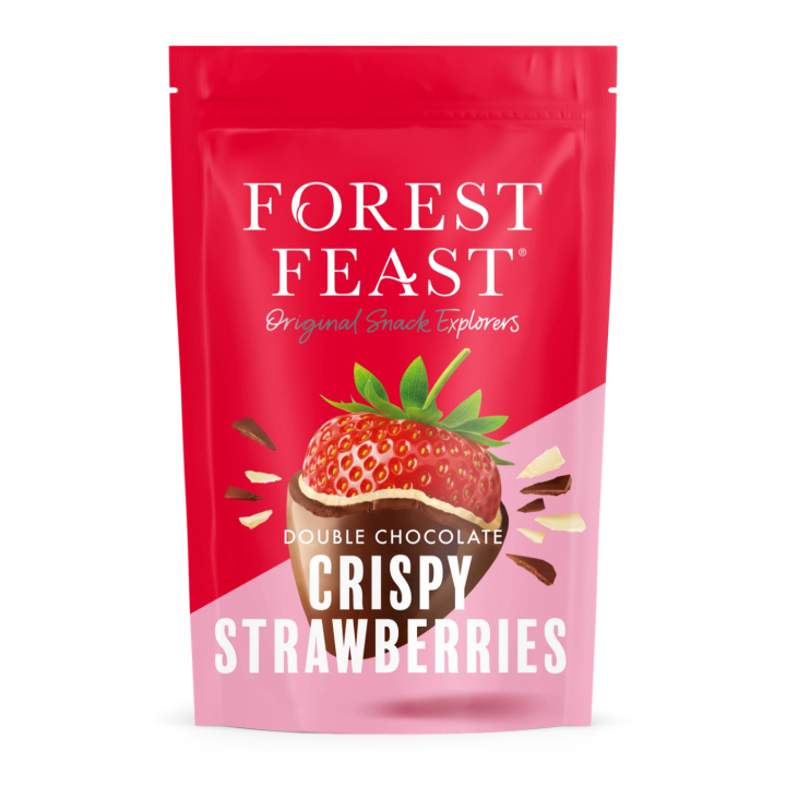 Jordbær Frysetørkede i Dobbel sjokolade 100g i gruppen Råvarer & Drikke / Godteri og sjokolade / Snacks hos Rawfoodshop Scandinavia AB (06277)