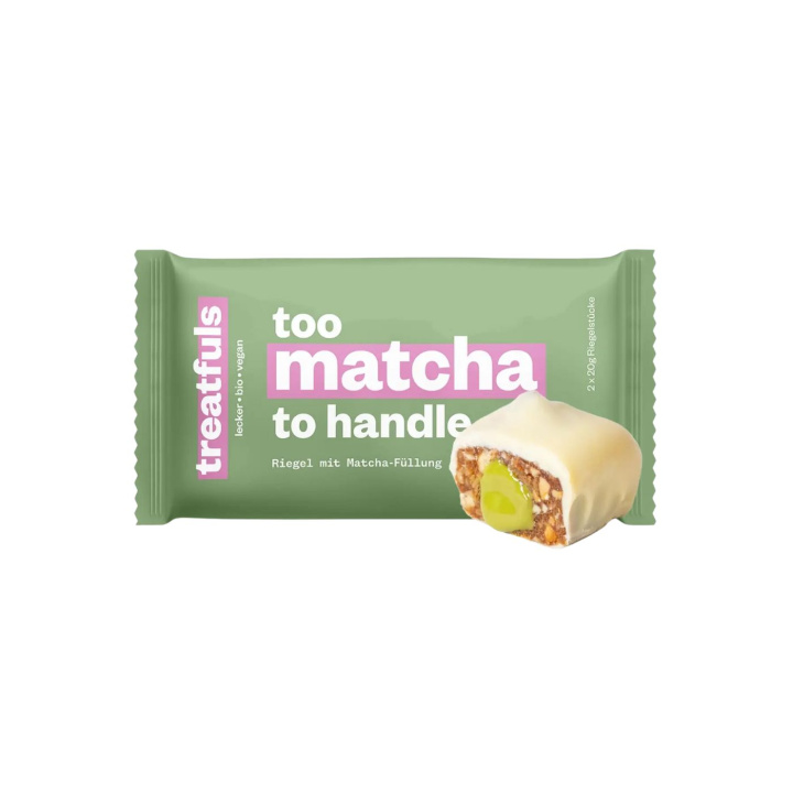 Hvit Sjokoladebar med Matchafyll EKO 2x20 g i gruppen Råvarer & Drikke / Godteri og sjokolade / Sjokolade og bars hos Rawfoodshop Scandinavia AB (080203-01)