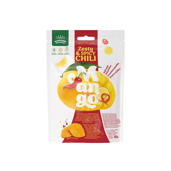 Mango med Chili 100 g i gruppen Råvarer & Drikke / Frukt og bær / Mango hos Rawfoodshop Scandinavia AB (100017)