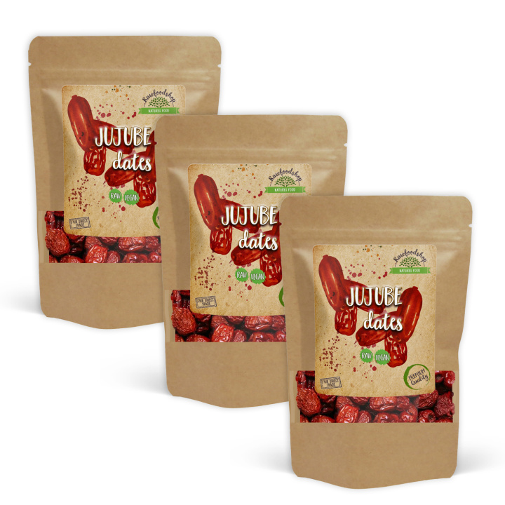 Jujube Dadler 200g x 3 pakker i gruppen Råvarer & Drikke / Frukt og bær / Annen Frukt og Bær hos Rawfoodshop Scandinavia AB (100115-SET3)