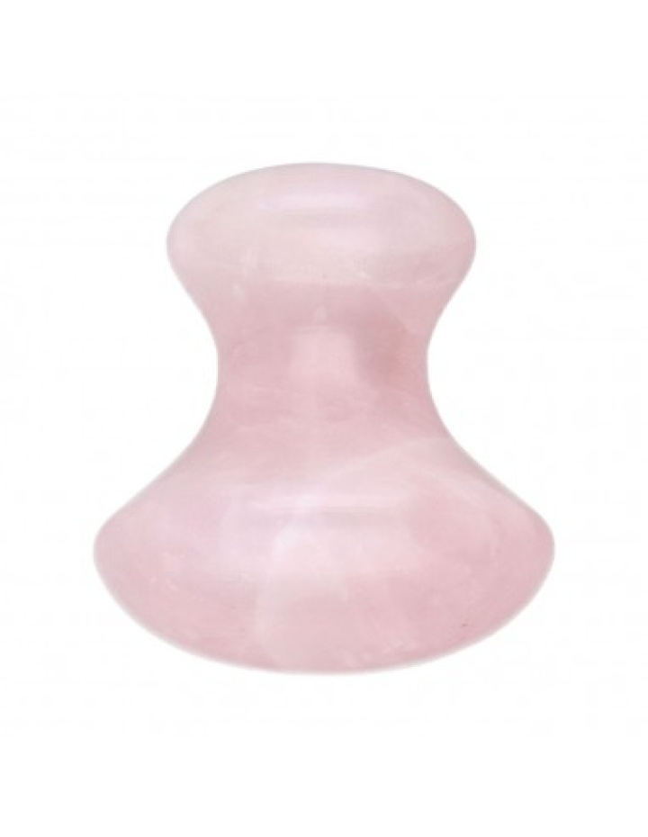 Gua Sha Mushroom Massasje Stone Rose Quartz i gruppen Hud & Kropp / Ansikte / Olje & Serum hos Rawfoodshop Scandinavia AB (10146)