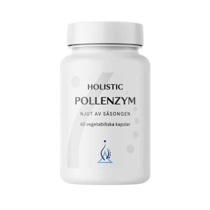 Holistic Pollenzym 60kaps i gruppen Kosttilskudd / Andre kosttilskudd / Enzymer hos Rawfoodshop Scandinavia AB (10350)