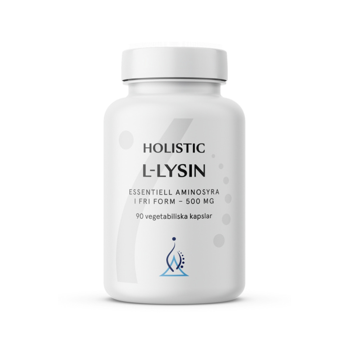 Holistic L-Lysin 500mg 90 kapsler i gruppen Kosttilskudd / Proteiner & Aminosyrer / Aminosyrer hos Rawfoodshop Scandinavia AB (10681)