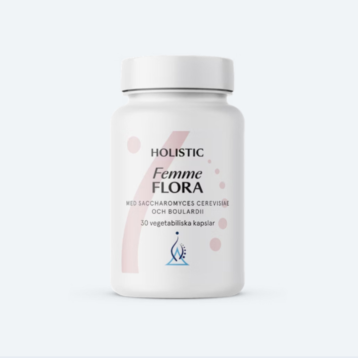 Holistic Femme Flora 30kaps i gruppen Kosttilskudd / Bruksområde / Mage og tarm hos Rawfoodshop Scandinavia AB (11125)