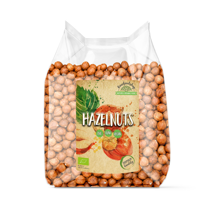Hasselnøtter Premium RAW ØKO 1kg i gruppen Råvarer & Drikke / Nøtter / Hasselnøtter hos Rawfoodshop Scandinavia AB (11)