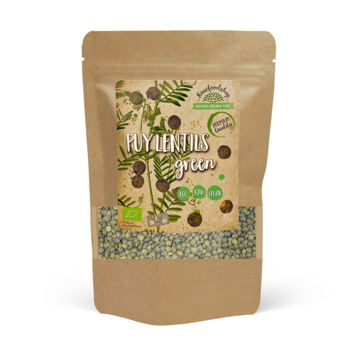 Puylinser Grønne ØKO 1kg i gruppen Råvarer & Drikke / Spiskammer / Belgvekster hos Rawfoodshop Scandinavia AB (1301011)