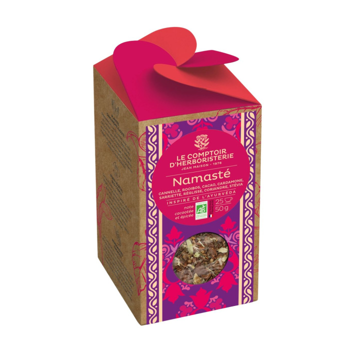 Teinfusjon Namasté ØKO 50g i gruppen Råvarer & Drikke / Drikkevarer / Te hos Rawfoodshop Scandinavia AB (13177)