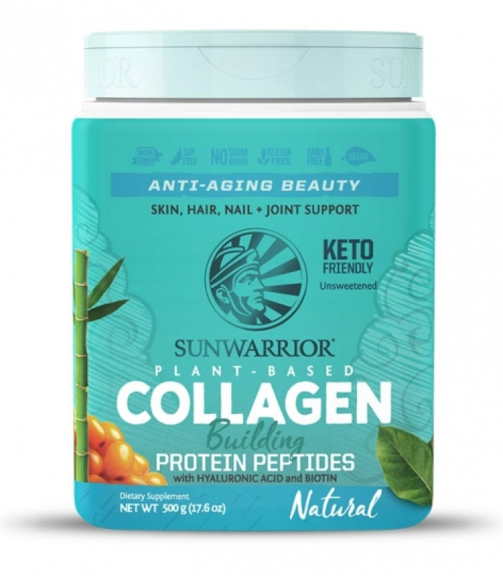 Sunwarrior Collagen Building Protein Naturell 500g i gruppen Råvarer & Drikke / Helsekost / Proteinpulver hos Rawfoodshop Scandinavia AB (1318)