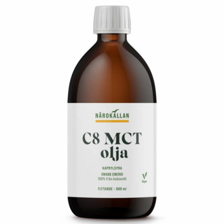 Bättre Hälsa C8 MCT olje 500 ml i gruppen Kosttilskudd / Andre kosttilskudd / Omega 3 og fettsyrer hos Rawfoodshop Scandinavia AB (1351)