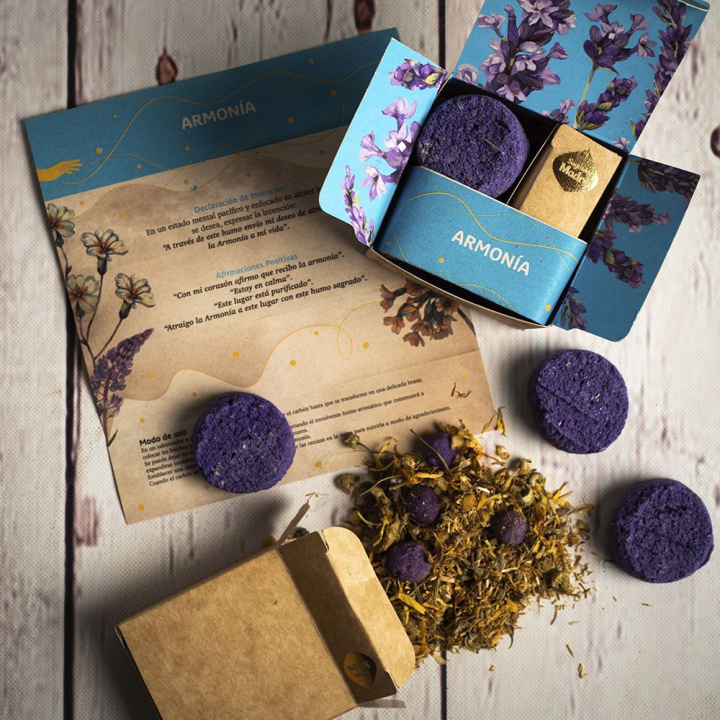 Sacred Smoke Kit Armonia Harmony i gruppen Hjem & Sjel / Stemning & duft / Røkelse hos Rawfoodshop Scandinavia AB (141-01)