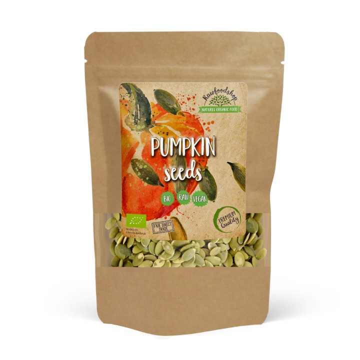 Gresskarfrø ØKO 1kg i gruppen Råvarer & Drikke / Helsekost / Frø hos Rawfoodshop Scandinavia AB (141101)