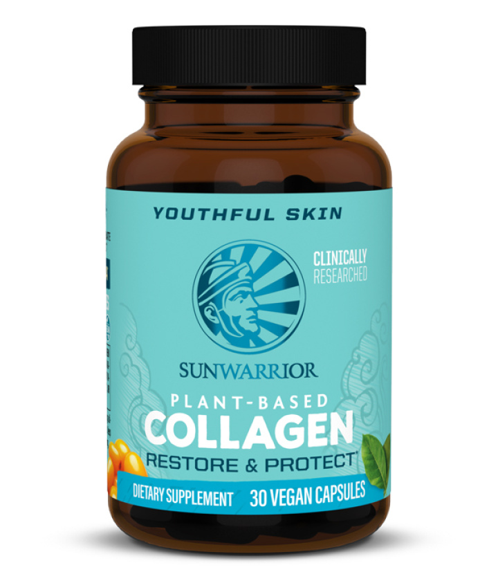 Sunwarrior Collagen Restore & Protect 30kaps i gruppen Kosttilskudd / Bruksområde / Antioksidanter hos Rawfoodshop Scandinavia AB (1566)