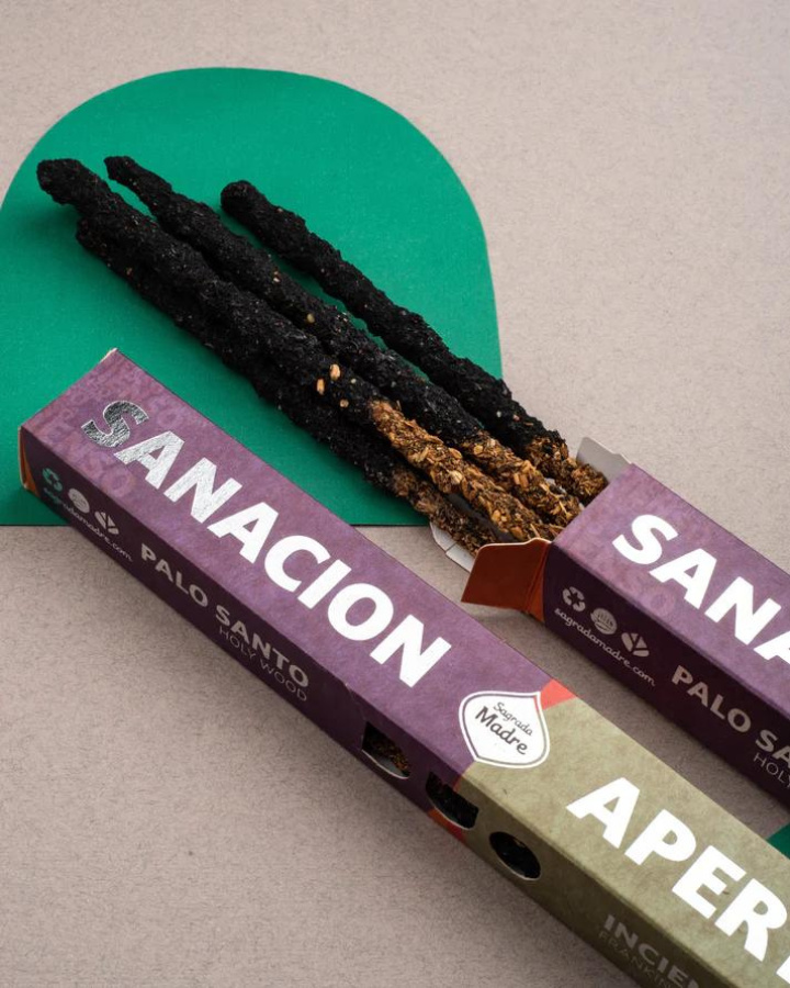 Duo Palo Santo & Frankincense røkelsespinner 6 stk i gruppen Hjem & Sjel / Stemning & duft / Røkelse hos Rawfoodshop Scandinavia AB (161-01)