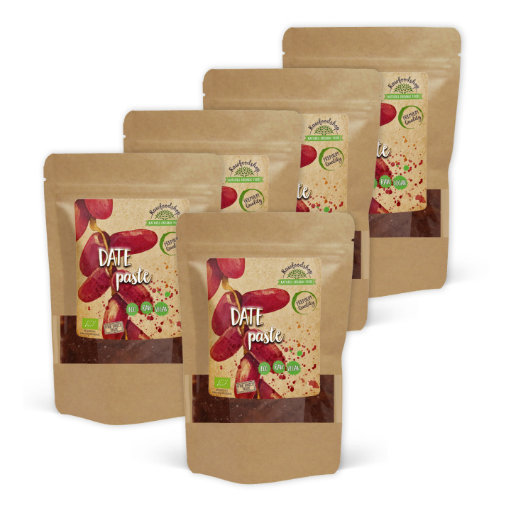 Dadel Pasta ØKO 500g x 5 pakker i gruppen Råvarer & Drikke / Frukt og bær / Dadler hos Rawfoodshop Scandinavia AB (17435-SET5)