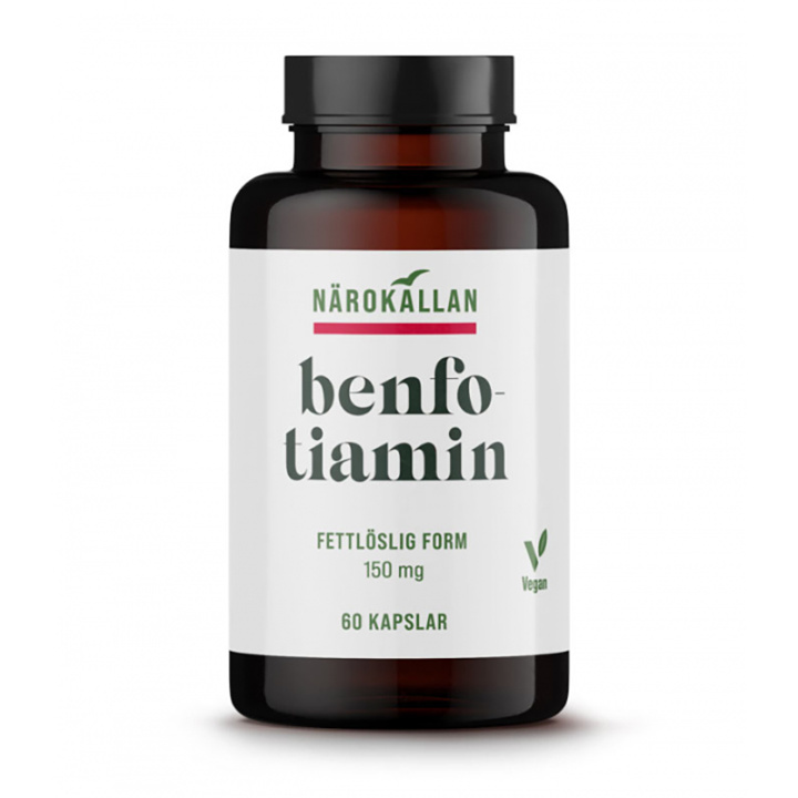 Benfotiamin 150 mg i gruppen Kosttilskudd / Vitaminer / Vitamin B hos Rawfoodshop Scandinavia AB (1753)