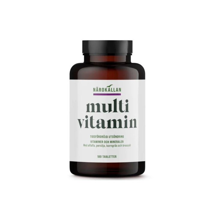 Multivitamin tidsforsinket 180 tabletter i gruppen Kosttilskudd / Vitaminer / Multivitaminer hos Rawfoodshop Scandinavia AB (1820)