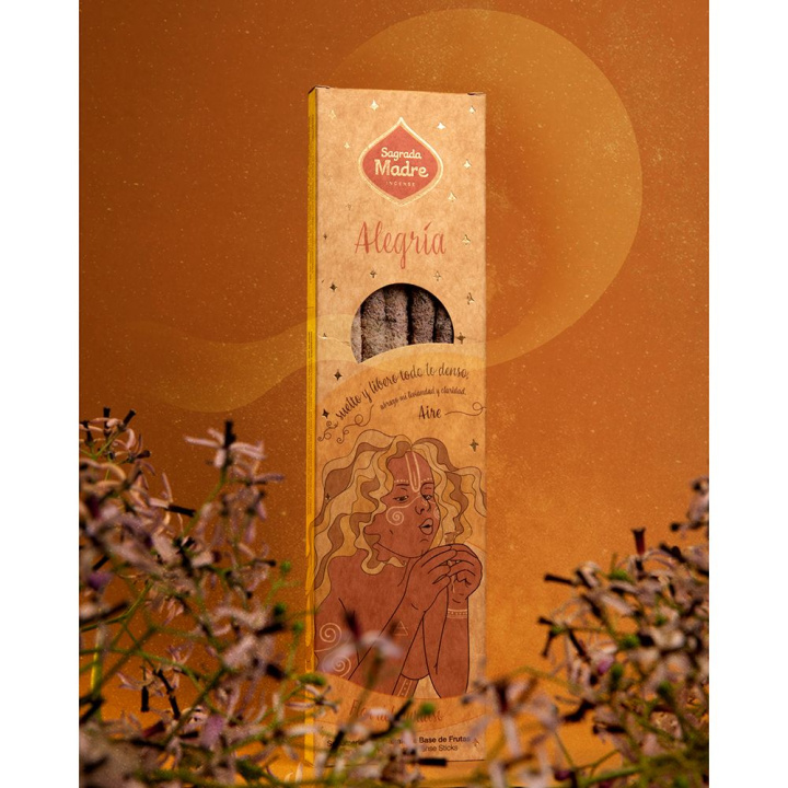 Air Element Alegria Paradise blomster røkelsespinner 6 stk i gruppen Hjem & Sjel / Stemning & duft / Røkelse hos Rawfoodshop Scandinavia AB (183-01)