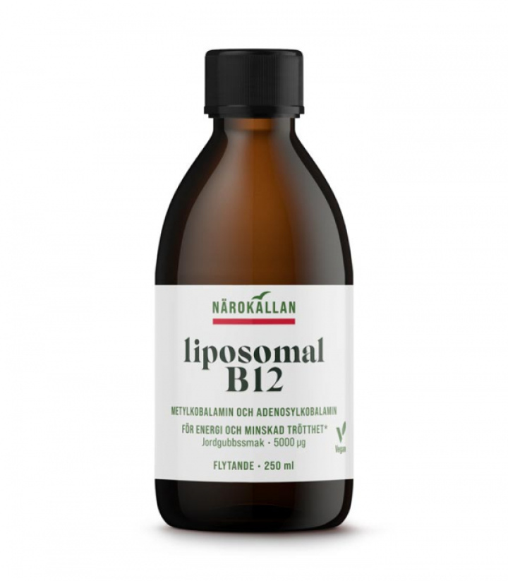Liposomal B12 5000 mcg 250ml i gruppen Kosttilskudd / Vitaminer / Enkle vitaminer hos Rawfoodshop Scandinavia AB (1872)