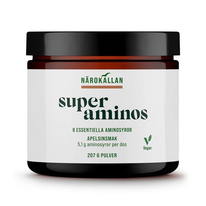 Super Aminos 207g i gruppen Kosttilskudd / Proteiner & Aminosyrer / Aminosyrer hos Rawfoodshop Scandinavia AB (1887)