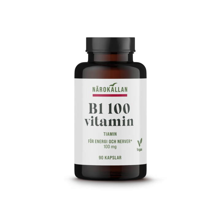 B1 100 mg i gruppen Kosttilskudd / Vitaminer / Enkle vitaminer hos Rawfoodshop Scandinavia AB (1895)