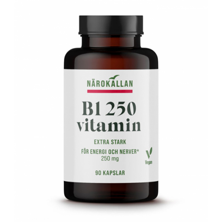 B1 250mg i gruppen Kosttilskudd / Vitaminer / Vitamin B hos Rawfoodshop Scandinavia AB (1896)