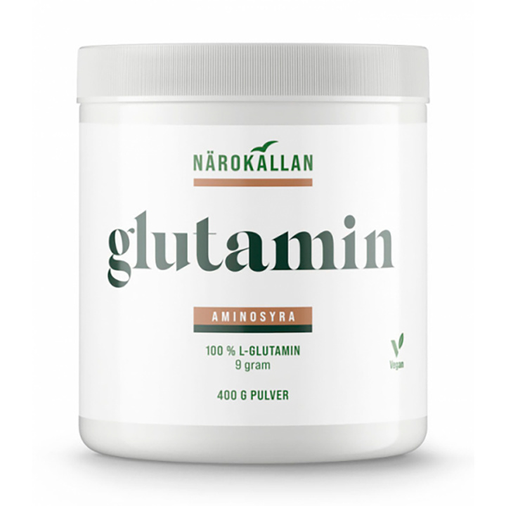 Glutamin 400g i gruppen Kosttilskudd / Proteiner & Aminosyrer / Aminosyrer hos Rawfoodshop Scandinavia AB (1899)