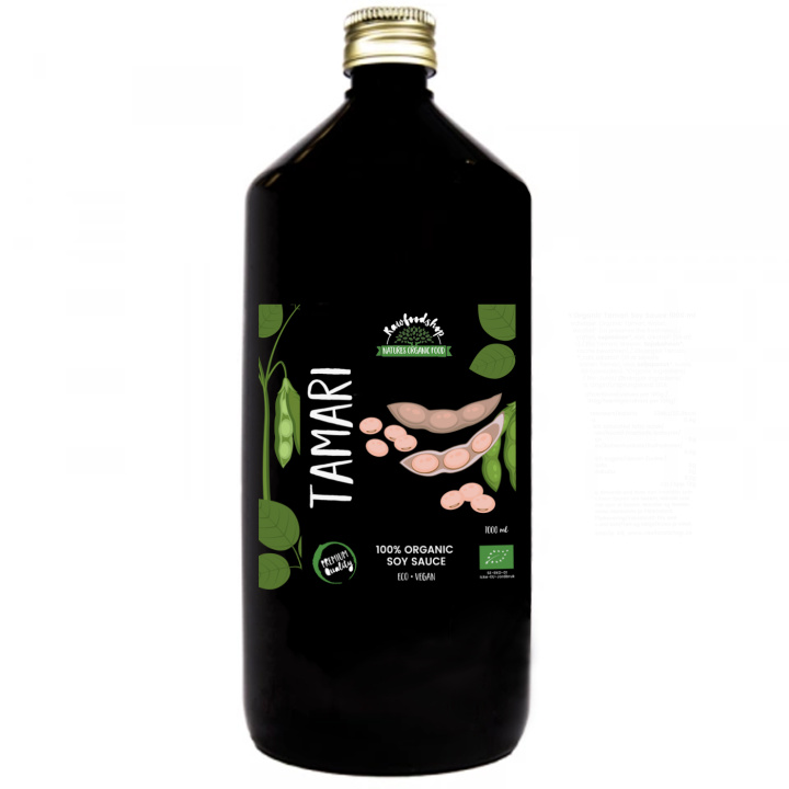 Tamari ØKO 1000ml i gruppen Råvarer & Drikke / Spiskammer / Smaksetting / Soya og sauser hos Rawfoodshop Scandinavia AB (190901000)