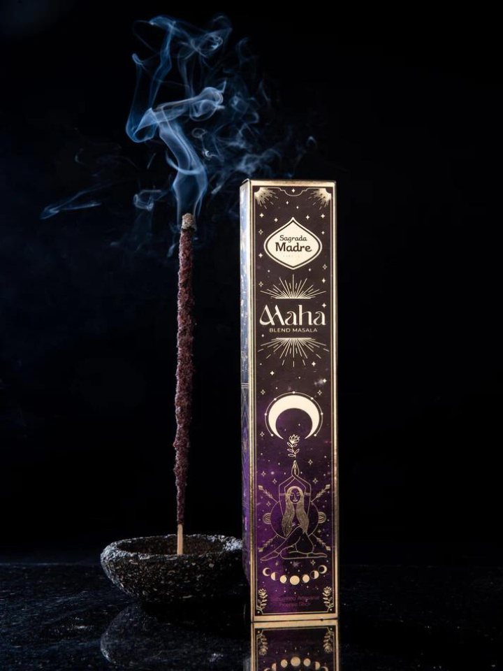 Maha Masala Blend røkelsespinner 8 stk i gruppen Hjem & Sjel / Stemning & duft / Røkelse hos Rawfoodshop Scandinavia AB (194-01)