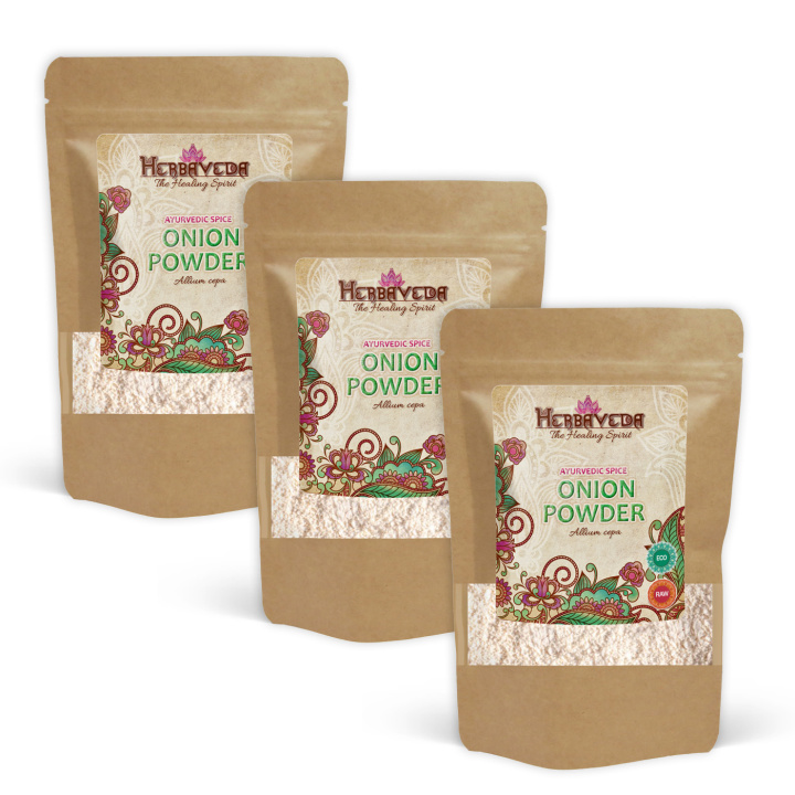 Løkpulver ØKO 100g x 3 pakker i gruppen Råvarer & Drikke / Spiskammer / Krydder & Salt hos Rawfoodshop Scandinavia AB (20157041-SET3)
