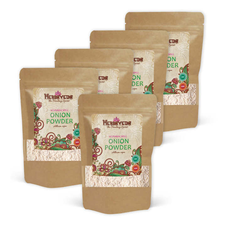 Løkpulver ØKO 100g x 5 pakker i gruppen Råvarer & Drikke / Spiskammer / Krydder & Salt hos Rawfoodshop Scandinavia AB (20157041-SET5)
