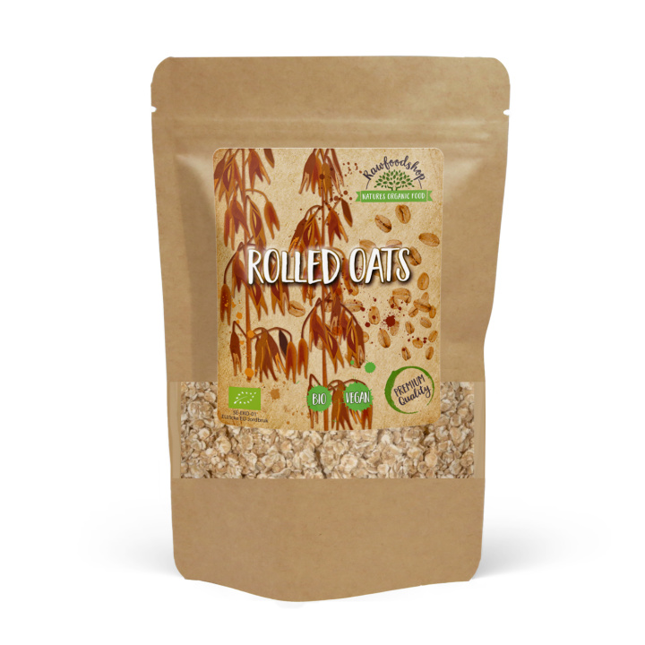 Havregryn ØKO 1kg i gruppen Råvarer & Drikke / Baking / Korn og flak hos Rawfoodshop Scandinavia AB (205051)