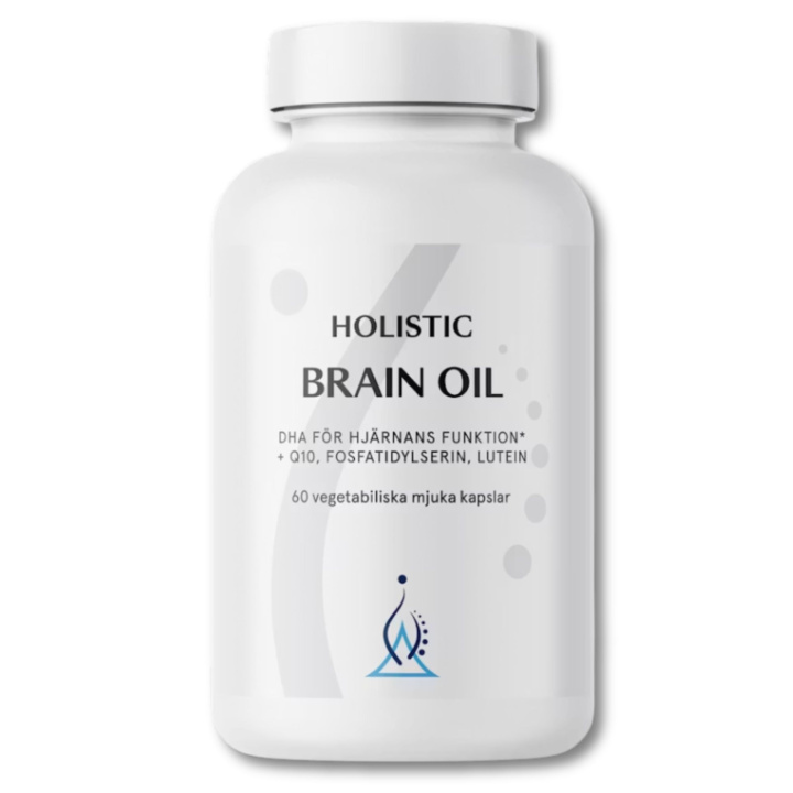 Holistic Brain Oil 60 kapsler i gruppen Kosttilskudd / Andre kosttilskudd / Omega 3 og fettsyrer hos Rawfoodshop Scandinavia AB (20605)