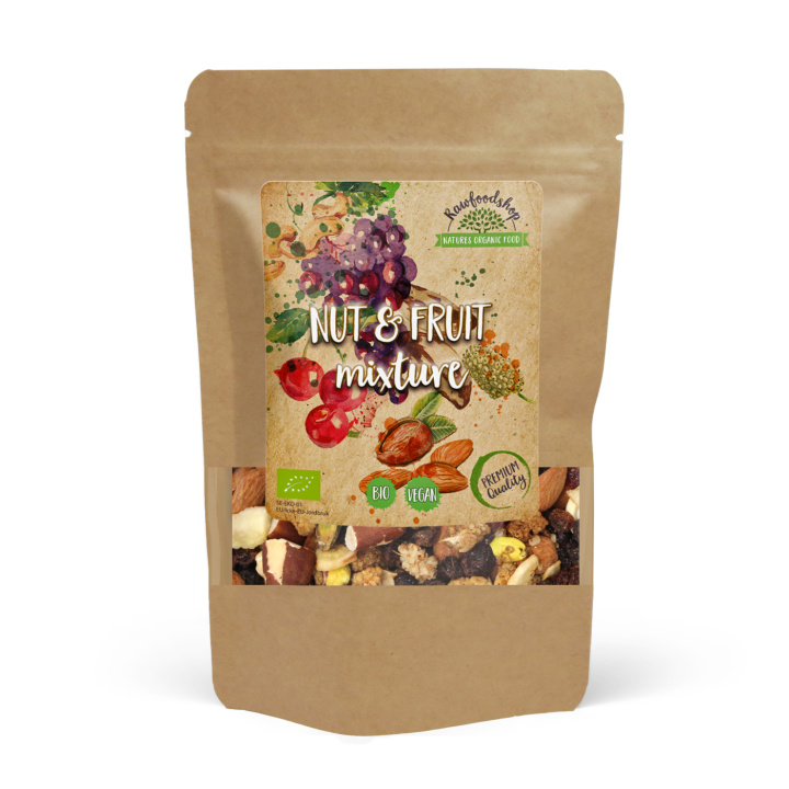 Nøtt & Fruktmiks ØKO 1kg i gruppen Råvarer & Drikke / Nøtter hos Rawfoodshop Scandinavia AB (213541)
