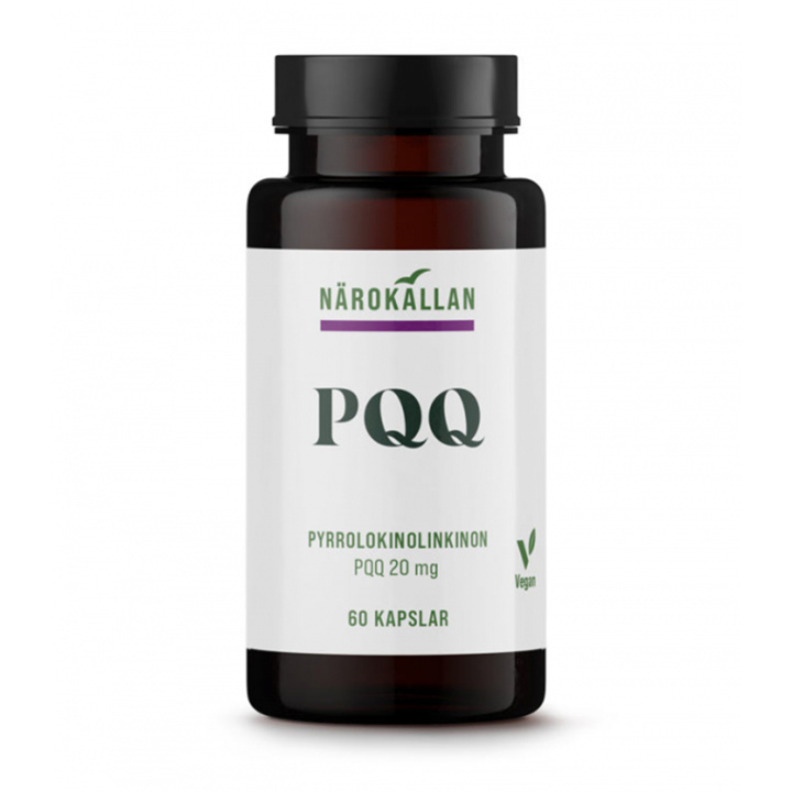 PQQ 60 kapsler i gruppen Kosttilskudd / Andre kosttilskudd / Spesialtilskudd hos Rawfoodshop Scandinavia AB (2136)