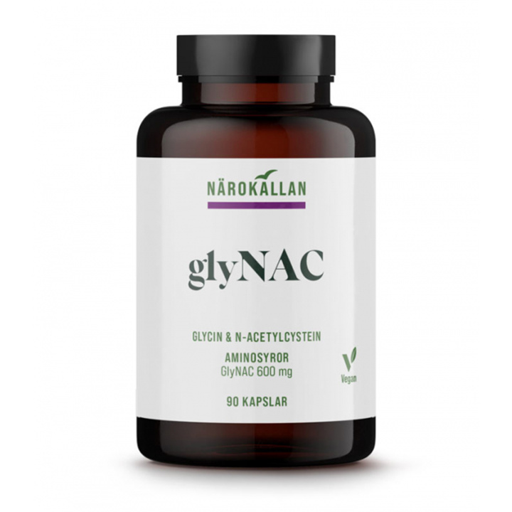 GlyNAC 90kaps i gruppen Kosttilskudd / Proteiner & Aminosyrer / Aminosyrer hos Rawfoodshop Scandinavia AB (2139)