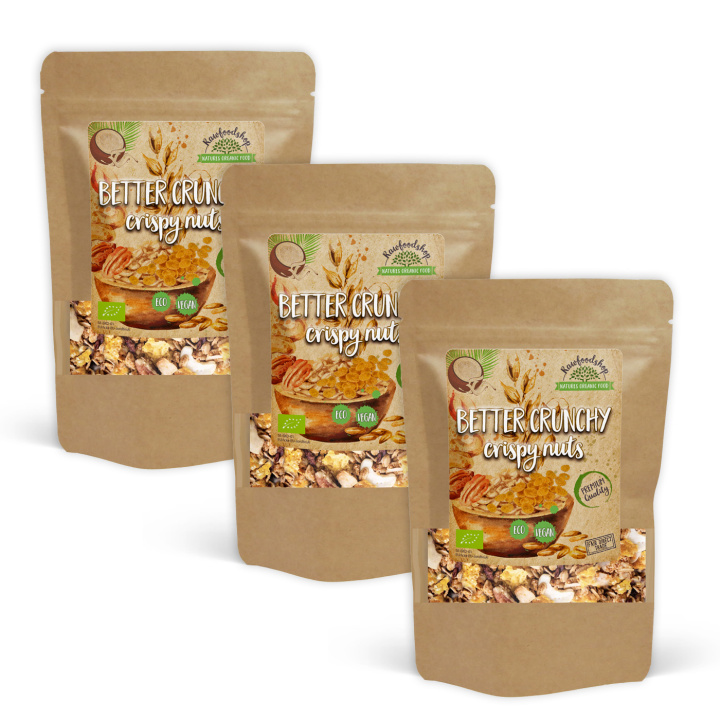 Musli Nøtter & Dadler ØKO 400g x 3 pakker i gruppen Råvarer & Drikke / Spiskammer / Granola & Grøt hos Rawfoodshop Scandinavia AB (21412400-SET3)