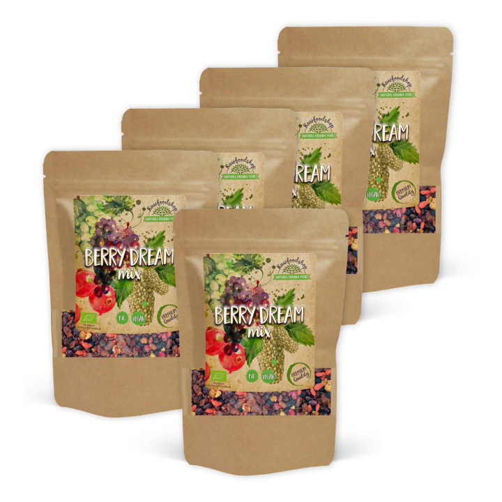 Berry Dream Mix ØKO 1kg x 5 pakker i gruppen Råvarer & Drikke / Frukt og bær / Annen Frukt og Bær hos Rawfoodshop Scandinavia AB (214131-SET5)