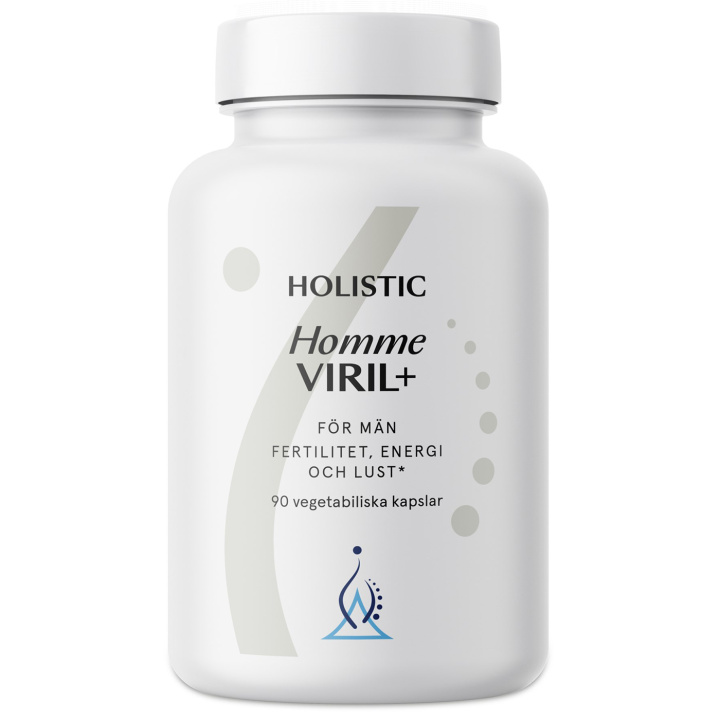 Holistic Homme Viril+ 90kaps i gruppen Kosttilskudd / Andre kosttilskudd / Spesialtilskudd hos Rawfoodshop Scandinavia AB (22053)