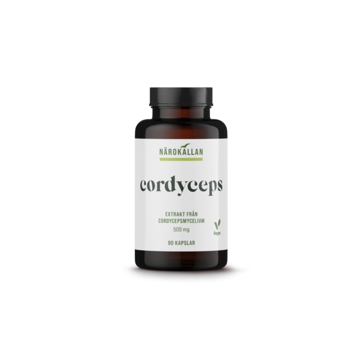 Cordyceps 500mg 90 kapsler i gruppen Kosttilskudd / Urter & Planter / Sopp hos Rawfoodshop Scandinavia AB (2206)
