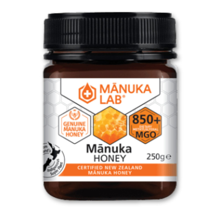 Manuka Lab Manukahonning MGO 850+ 250 g i gruppen Råvarer & Drikke / Baking / Honning hos Rawfoodshop Scandinavia AB (2211)