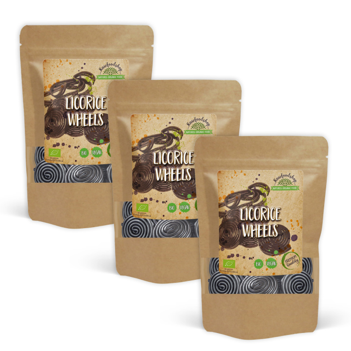 Lakrisruller ØKO 100g x 3 pakker i gruppen Råvarer & Drikke / Godteri og sjokolade / Sukkertøy hos Rawfoodshop Scandinavia AB (221921-SET3)